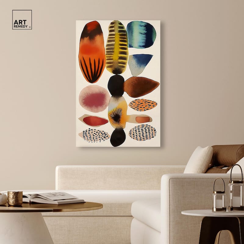 Assembled Pieces I Canvas by Art Remedy, Gallery Wrapped
