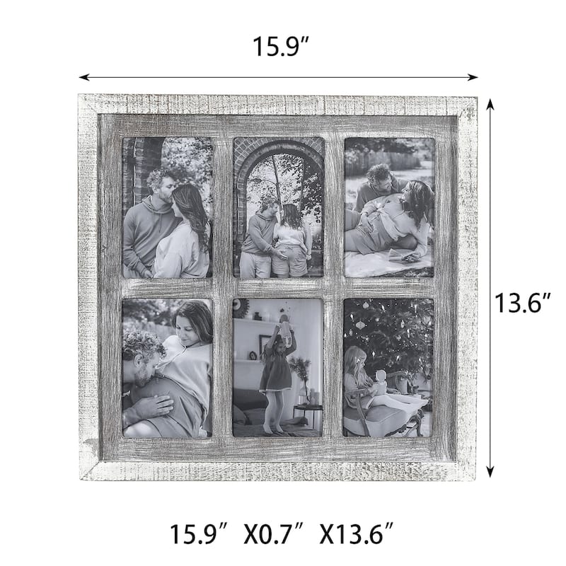 Adeco Wood Wall Photo Frame