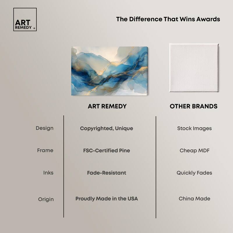 Postmodern Flow II Canvas by Art Remedy, Gallery Wrapped