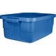 preview thumbnail 2 of 42, Rubbermaid Roughneck Storage Totes Heritage Blue - 10 Gal -6 Pack
