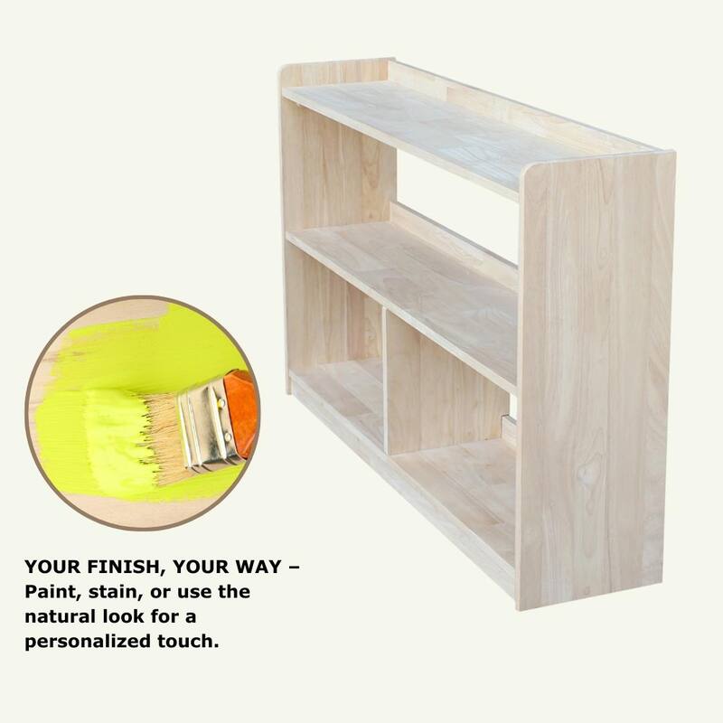 International Concepts Abby Divided Bookcase - 30"H