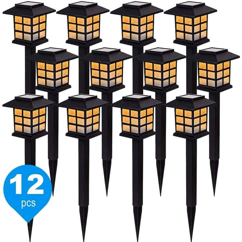 12pcs Garden Waterproof Outdoor Solar Lights for Yard,Landscape,Patio