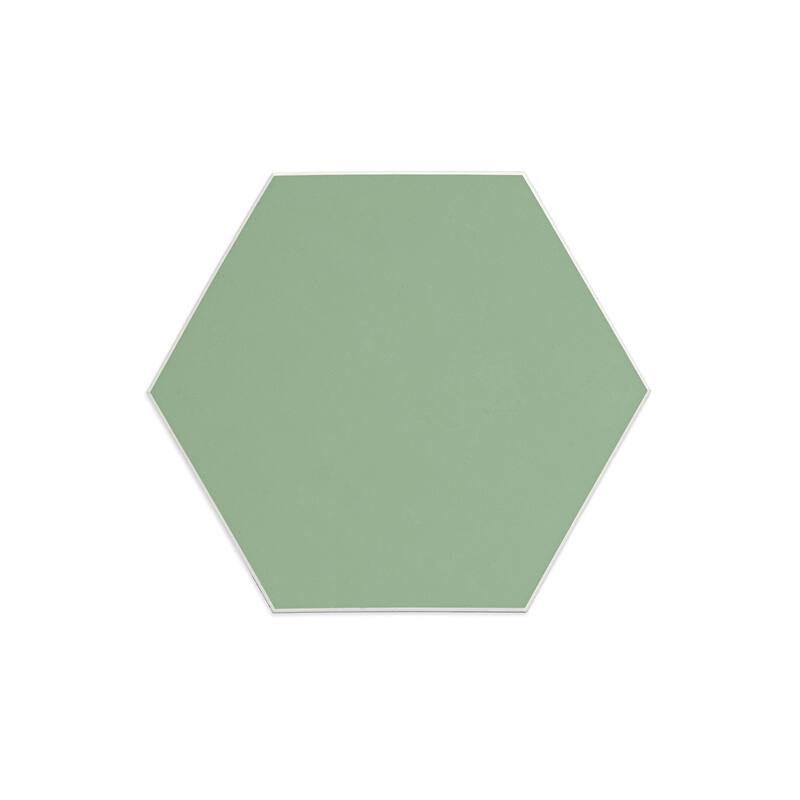Hexagon Green Peel & Stick Luxury Wall Tiles