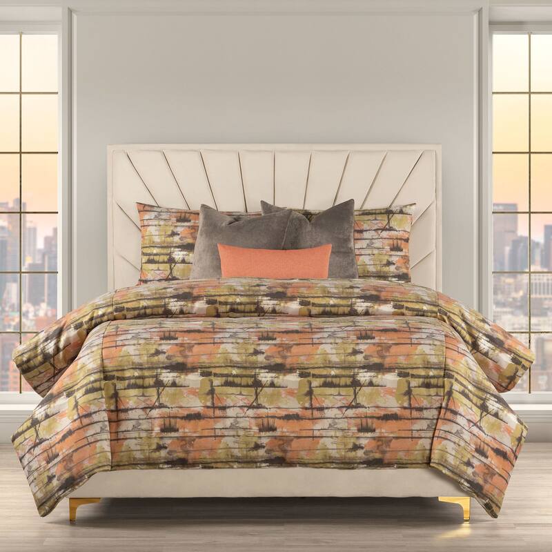 Graffiti Artist-style Duvet Set - Graffiti Melon - King - 7 Piece