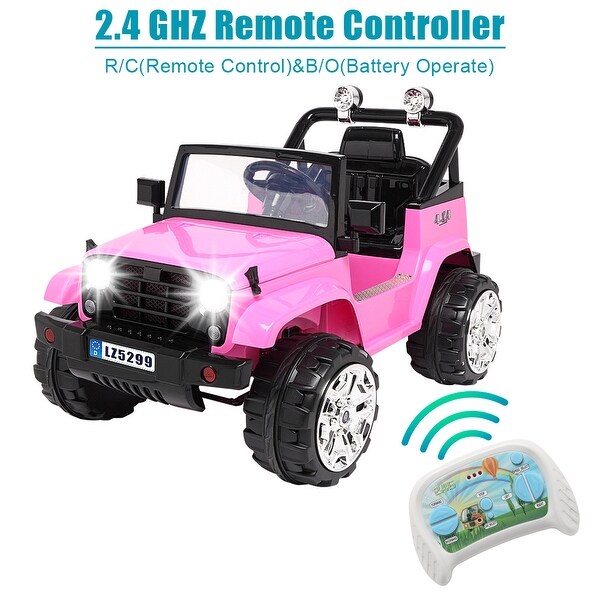 pink jeep remote control car