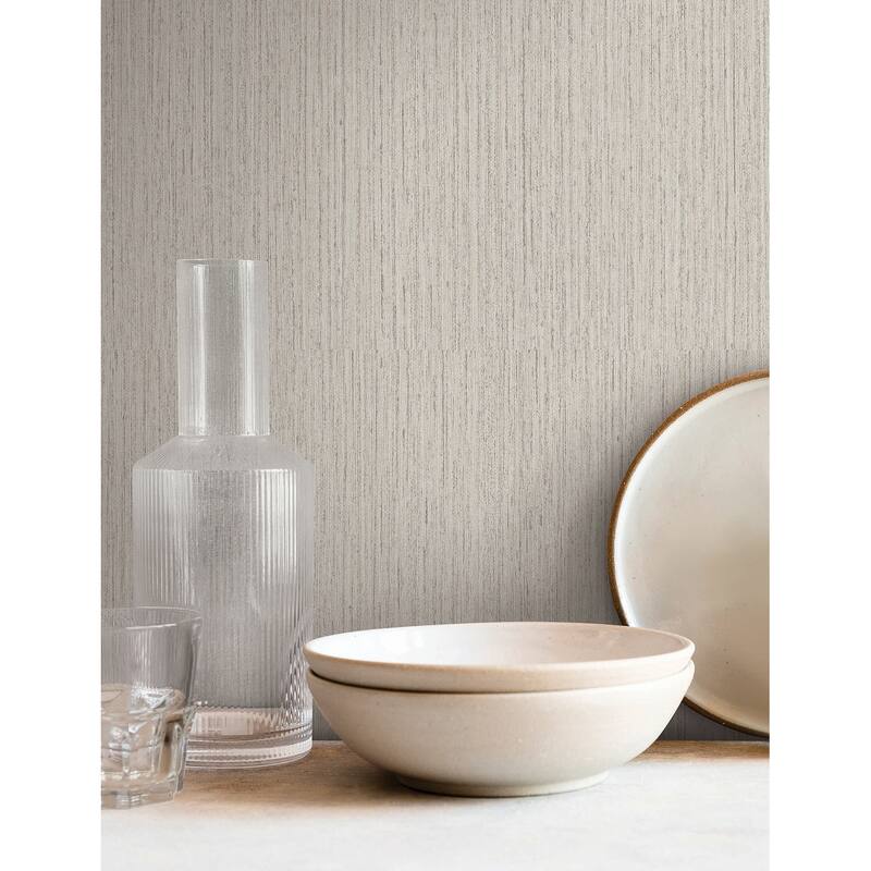 York Wallcoverings Shetland Ecru Wallpaper