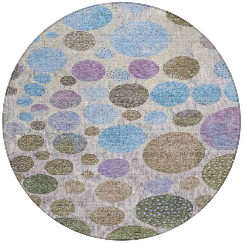 HomeRoots Geometric Transitional Rectangle Outdoor Rug