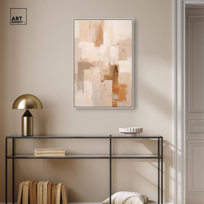 Sandstone Hush Canvas by Art Remedy