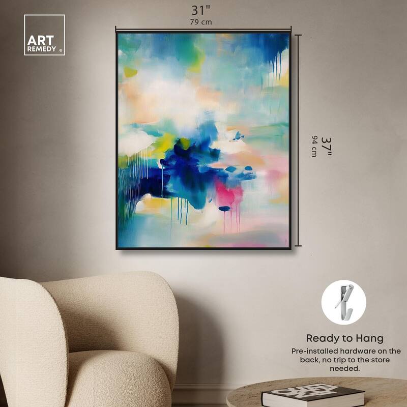 Prismatic Weeps Color II Canvas by Art Remedy