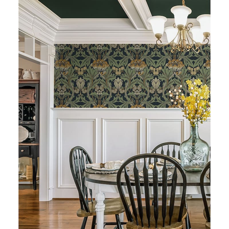Seabrook Designs Primrose Garden Non-Woven Unpasted Wallpaper