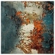 preview thumbnail 33 of 41, SAFAVIEH Glacier Stephaine Modern Abstract Rug 4' Square - Blue/Multi