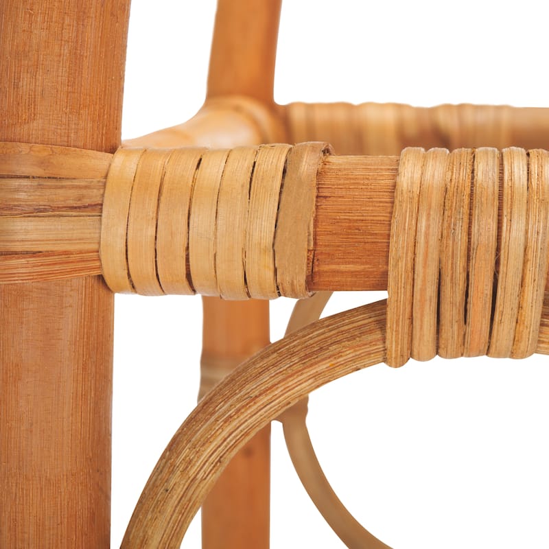 SAFAVIEH Kart Rattan Wine Rack (Fully Assembled) - 10.6 In. W x 7.8 In. D x 23.6 In. H - 11Wx8Dx24H