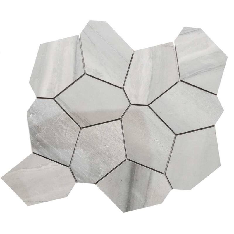 The Tile Life Stately Oasis 14x16 Porcelain Floor, Wall & Backsplash Tile - Grey - 4 x 4 Sample