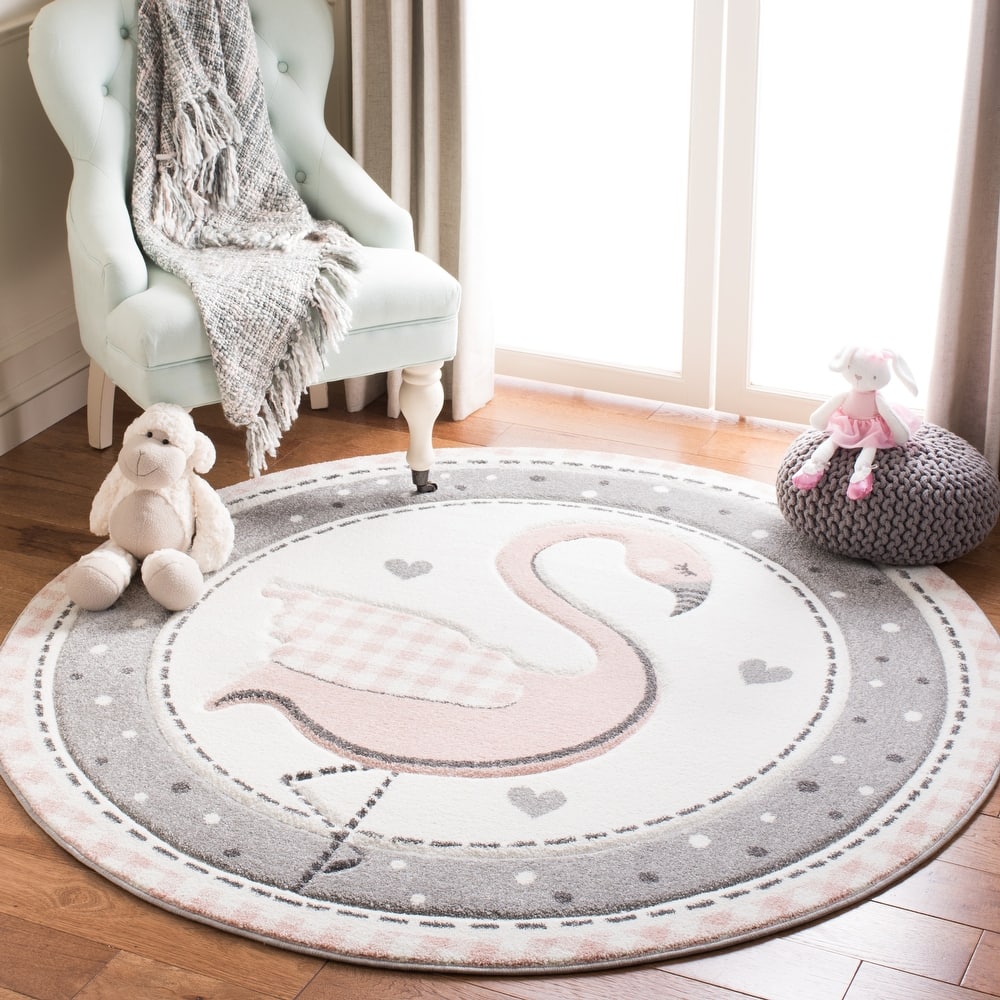 SAFAVIEH Carousel Kids Eufrasia Flamingo Rug