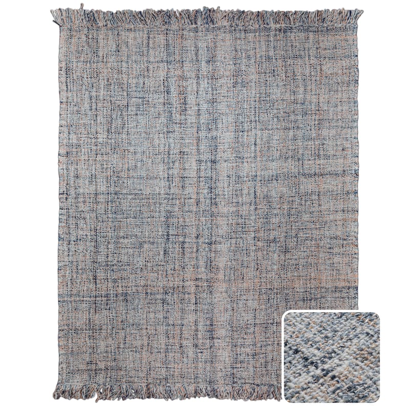 Wyndenhall Tinsley 8 x 10 Area Rug Contemporary in Cream and Beige - 8 ft x 10 ft 96"d x 120"w x 0.4" h