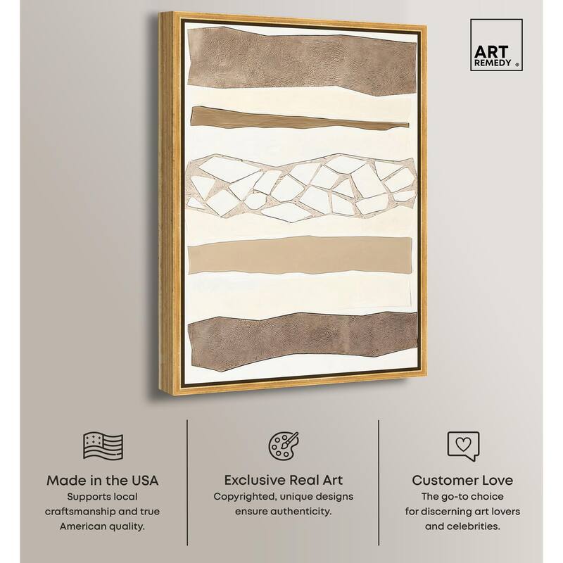 Relief Rifts I Canvas by Art Remedy
