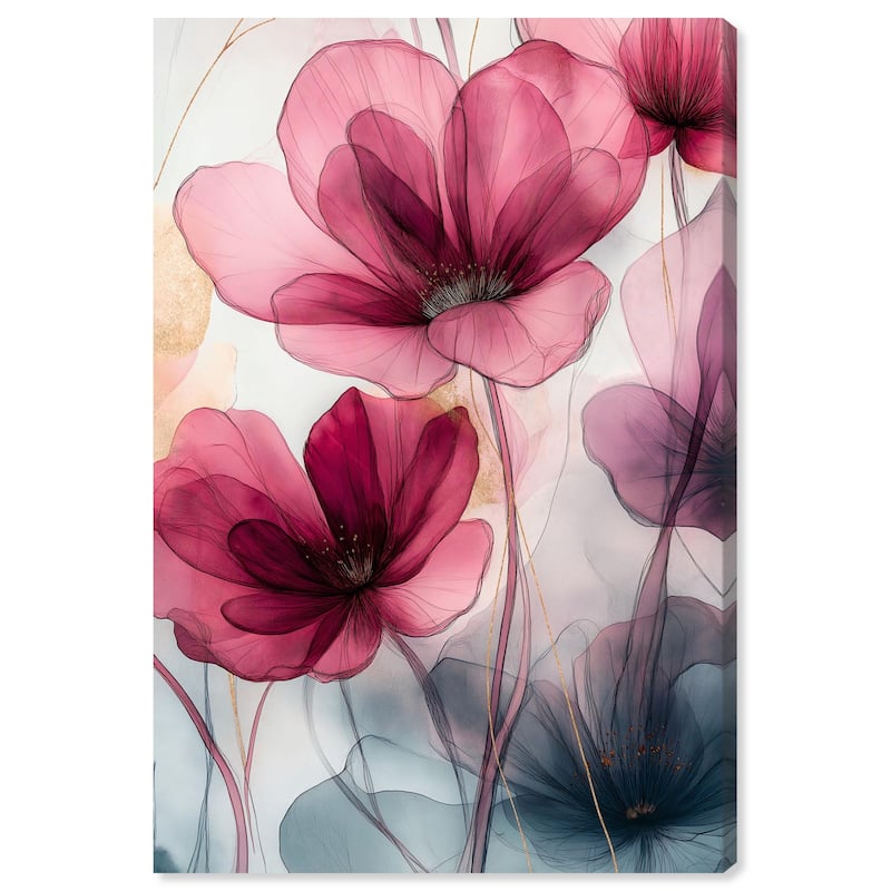 Filigree Flora II Canvas by Art Remedy, Gallery Wrapped - 20" x 30"