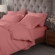 preview thumbnail 81 of 86, Superior Egyptian Cotton 400 Thread Count Solid Duvet Cover Set Full/Queen - Blush