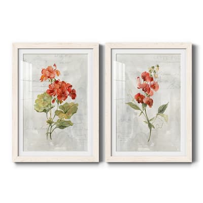 Linen Geranium-Premium Framed Print - Ready to Hang