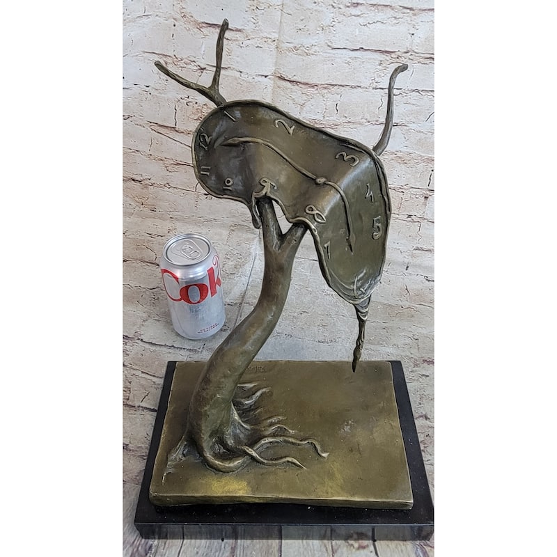 Persistence Of Memory By Salvador Dali Bronze Modern Art Sculpture Statue Figure