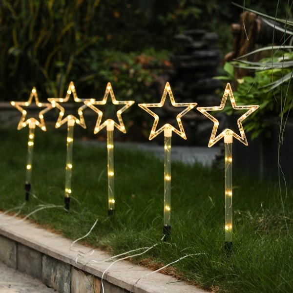 Christmas star stake lights online