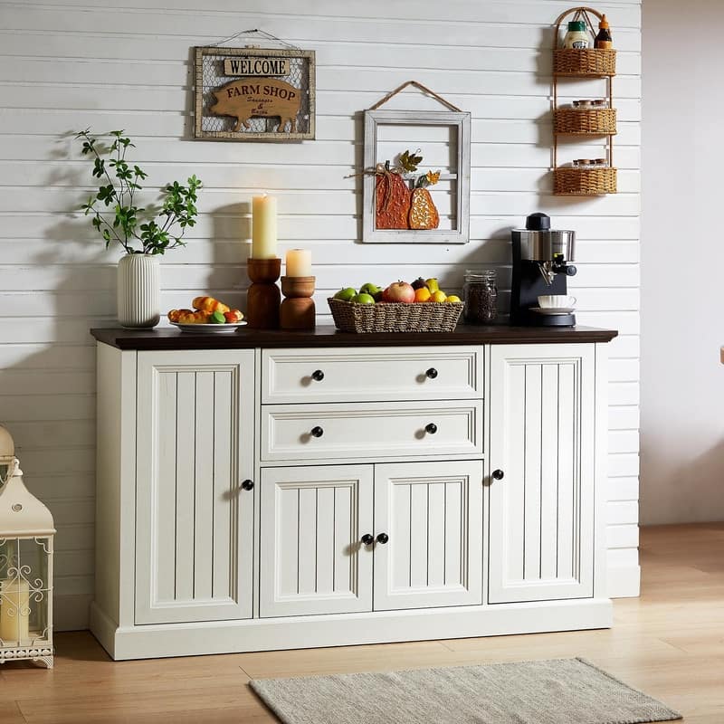58'' Buffet Cabinet - 15.86"D x 42"W x 34"H