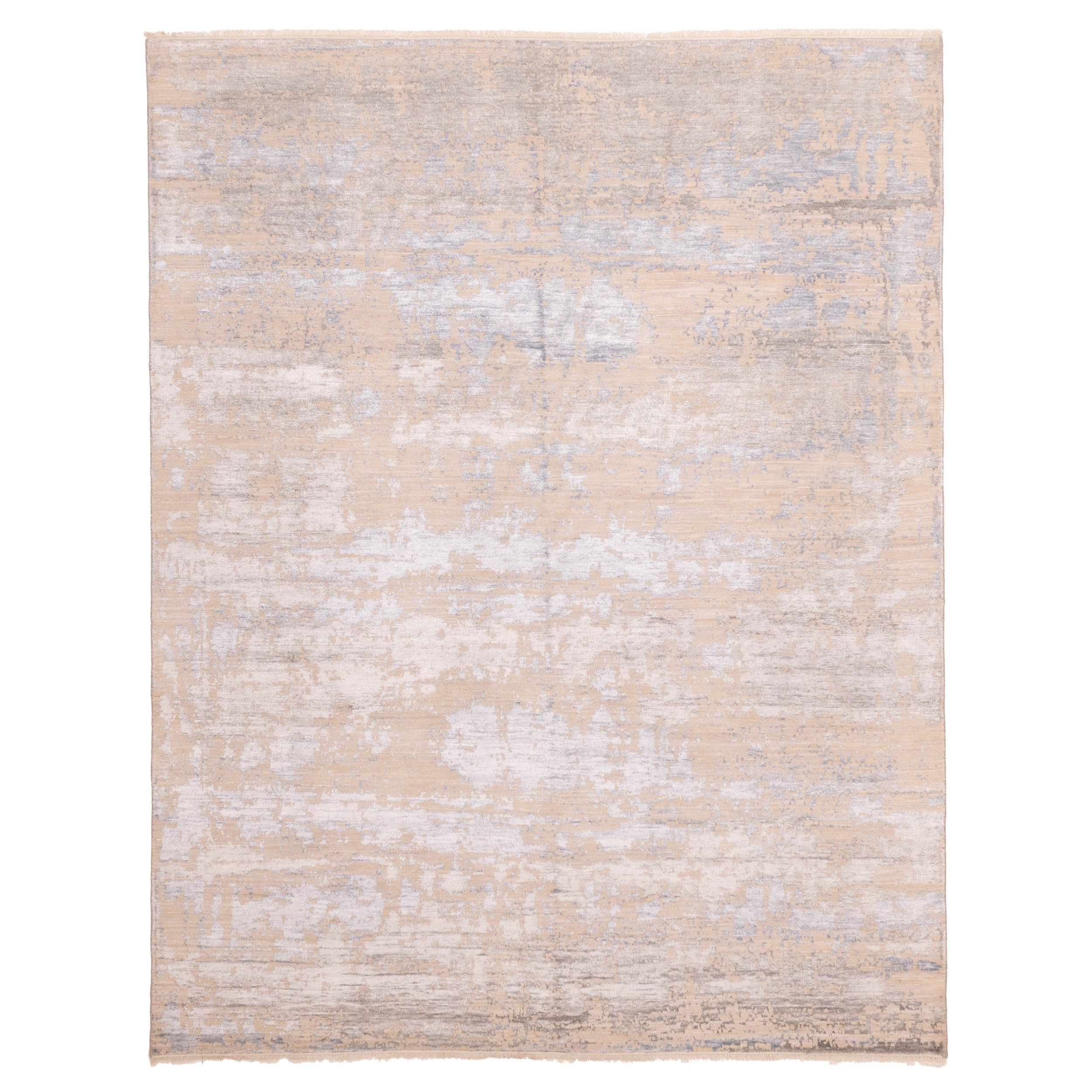 ECARPETGALLERY Hand-knotted Legacy Tan Silk, Wool Rug - 8'0 x 10'0