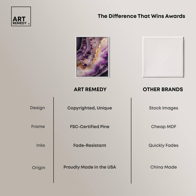 Amethystine Dream I Canvas by Art Remedy