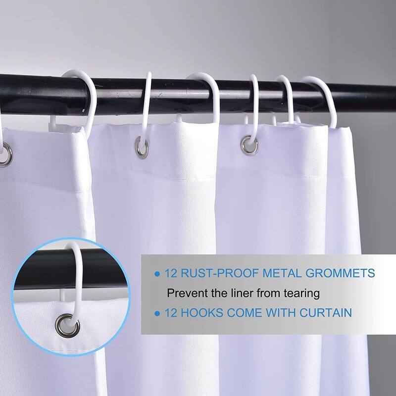 Happy Easter for Bathroom Easter Bunny With Eggs Shower Curtain