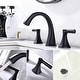preview thumbnail 11 of 17, Vanityfair 8" Widespread Double Handles Bathroom Sink Faucet with Drain Assembly