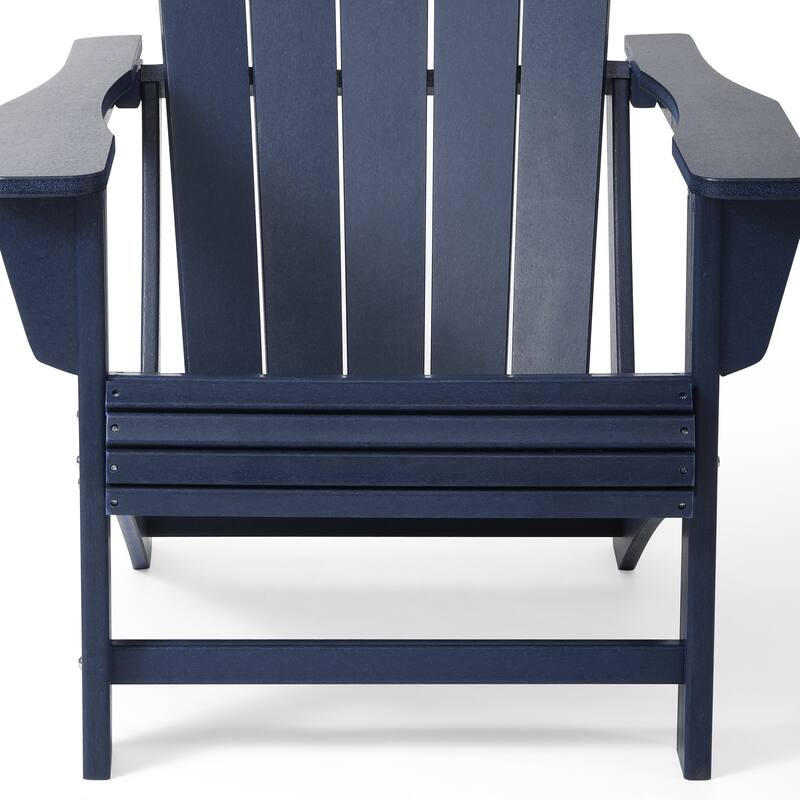 Aderson Outdoor Poly Adirondack Chairs with Cupholders (Set of 4)