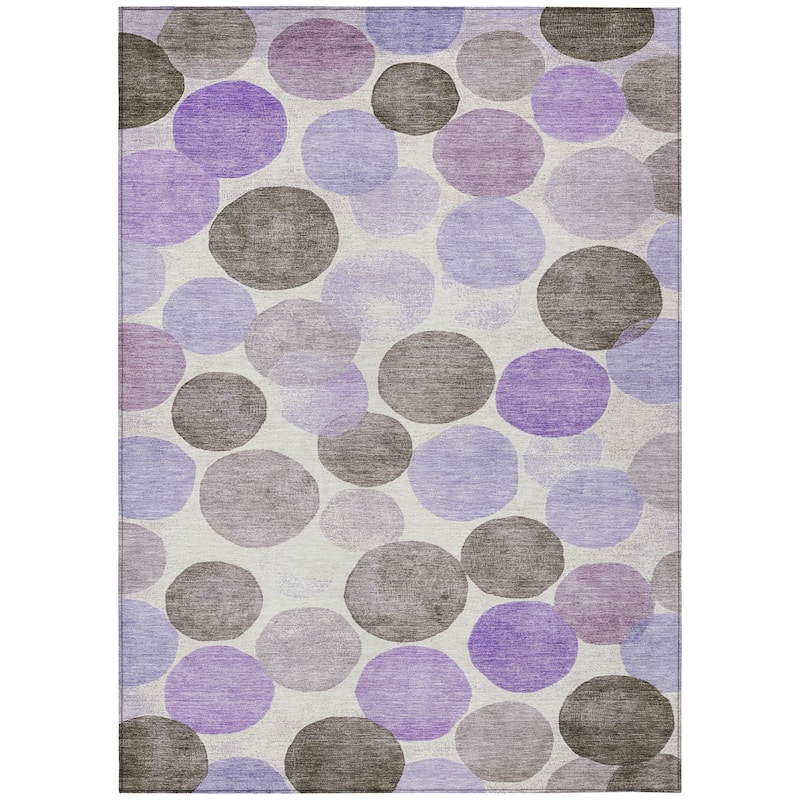 HomeRoots Geometric Transitional Rectangle Outdoor Rug