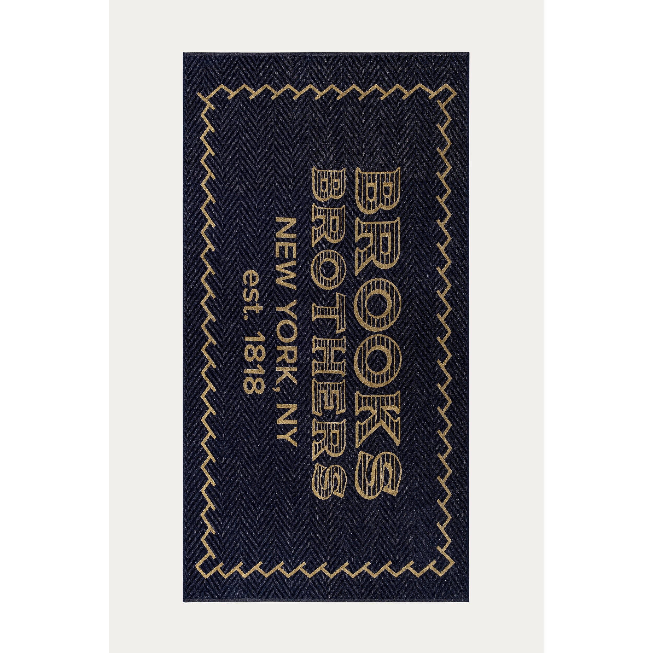 Brooks Brothers BB Logo Beach Towels - Bed Bath & Beyond - 37623683