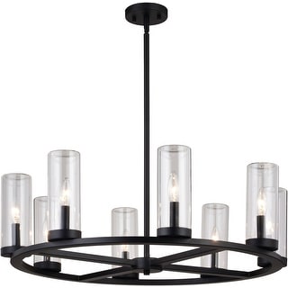 Vaxcel Lighting H0291 Grantley 8 Light 30" Wide Ring Chandelier