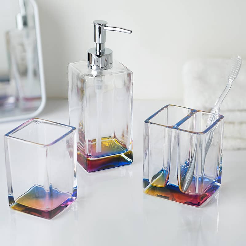 Spectrum Tumbler - Iridescent Clear