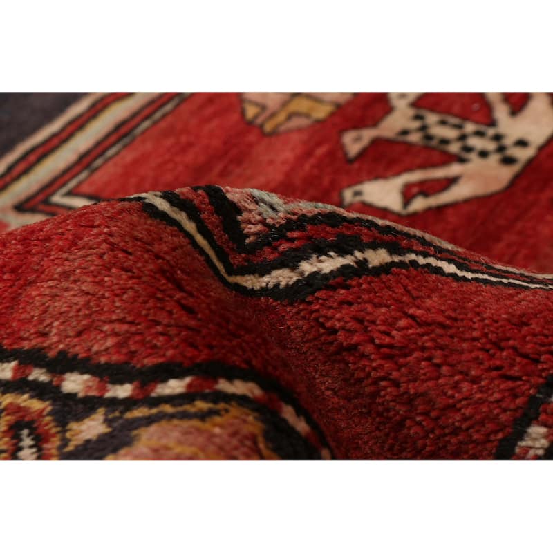 ECARPETGALLERY Hand-knotted Konya Anatolian Red Wool Rug - 4'9 x 10'5