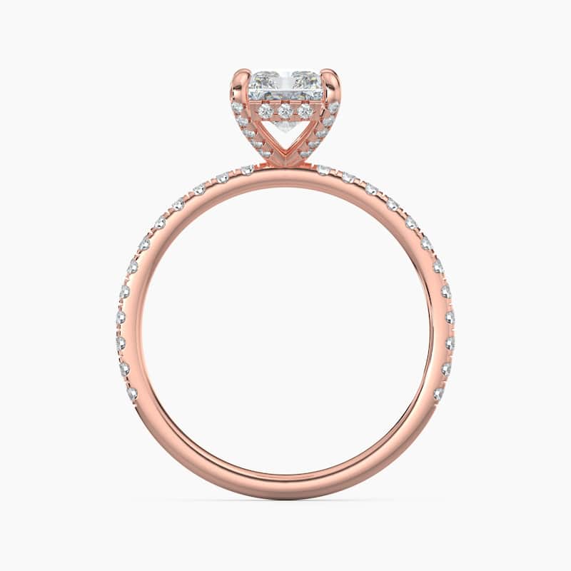 Auriya 14k Gold Lab Grown Radiant Diamond Luxe Hidden Halo Engagement Ring 1.00 to 5.00 ct. tw. (F-G, VS)