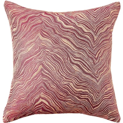 Violet Linen Boutique Zebra Patern Decorative Throw Pillow