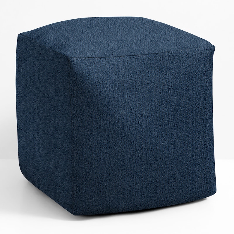 Sorra Home Sunbrella Outdoor Bean Pouf Square