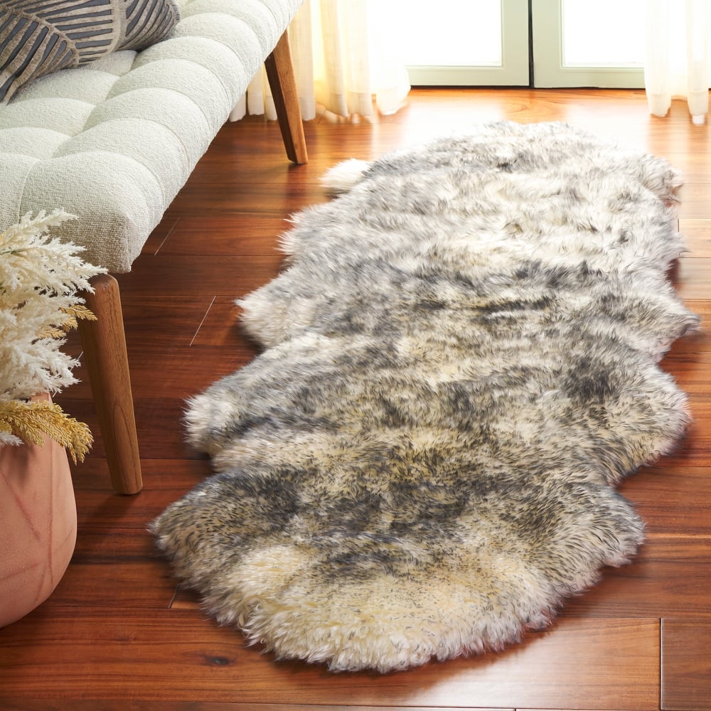 SAFAVIEH, Handmade Natural Kirstie Leanca 3.4-inch Thick Rug