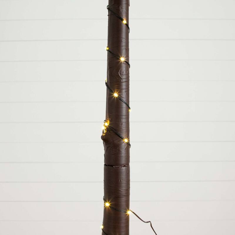 Pre-Lit Palm Artificial Tree - 6' - Warm White LED Lights