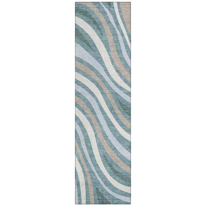 Machine Washable Indoor/ Outdoor Traditional Mimi Chantille Rug