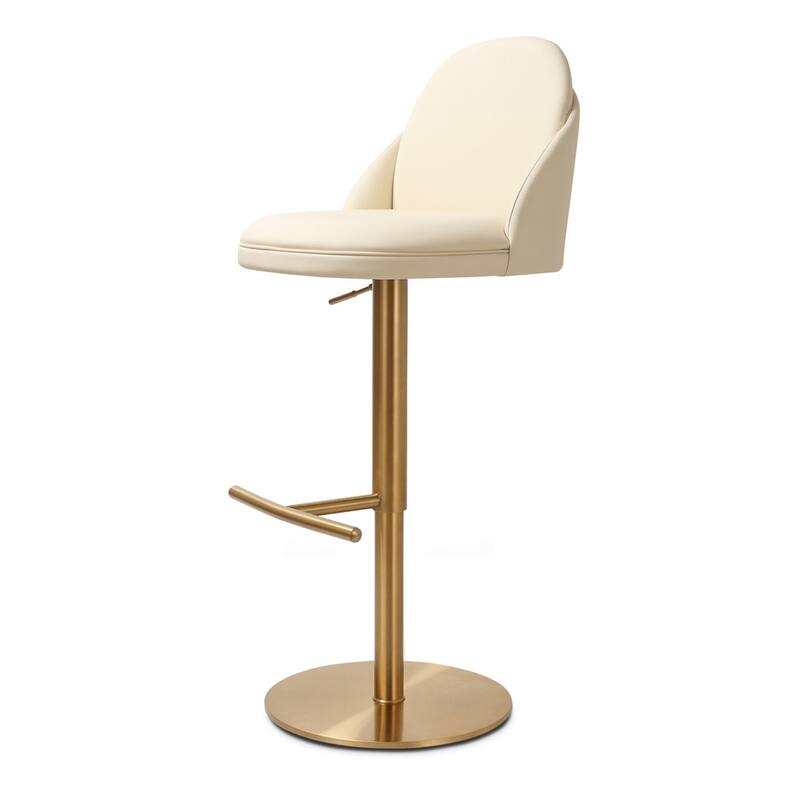 Finta 360 Degree Swivel Counter Stool - Off White