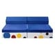 preview thumbnail 13 of 28, 10-Piece Modular Convertible Kids Play Couch Sofa Set with Removable Velvet Covers