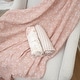 preview thumbnail 6 of 7, Violet Floral 100% Cotton Muslin Swaddle Blankets (Set of 3)