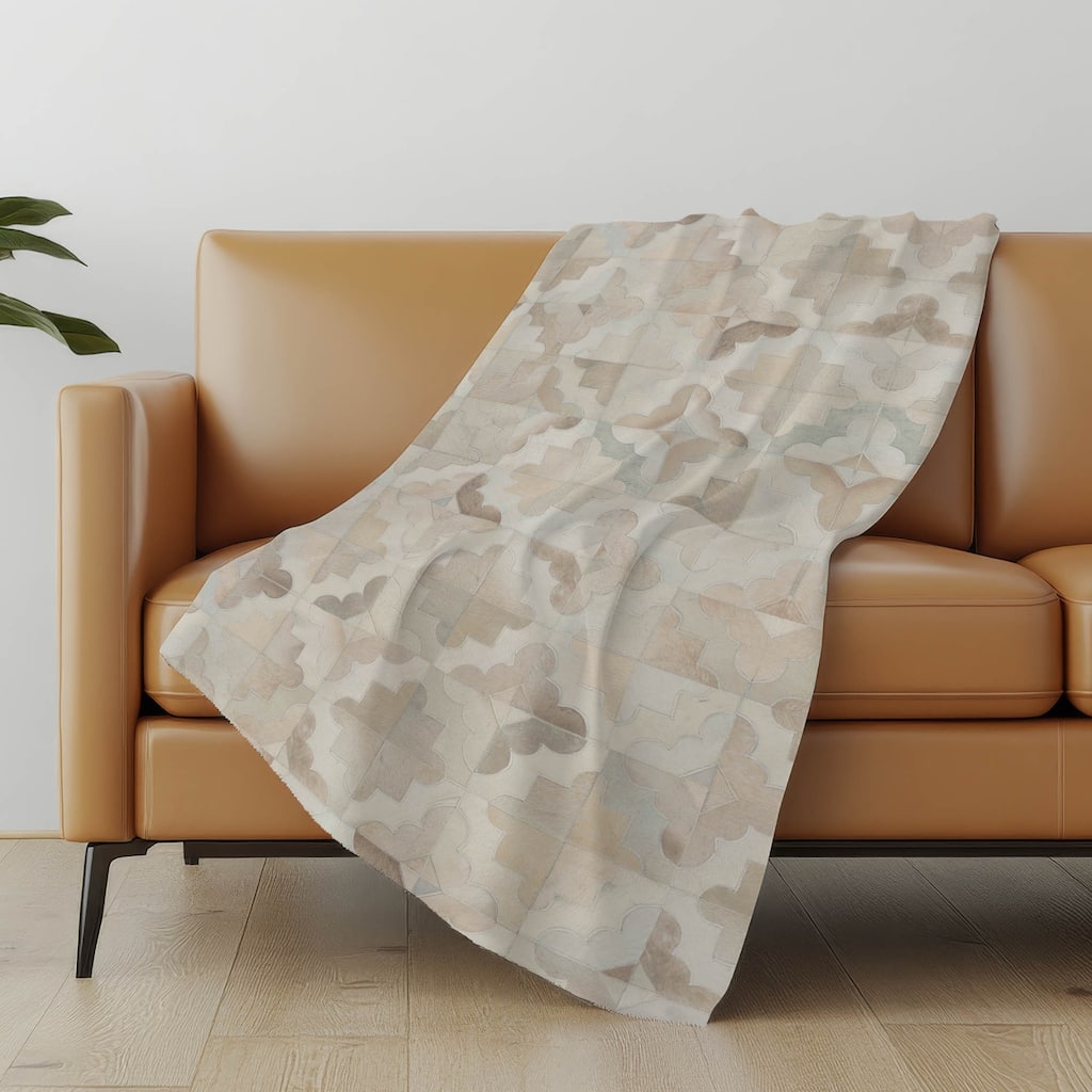 Premium Machine Washable ASB103 Faux Cowhide Sherpa Throw Blanket