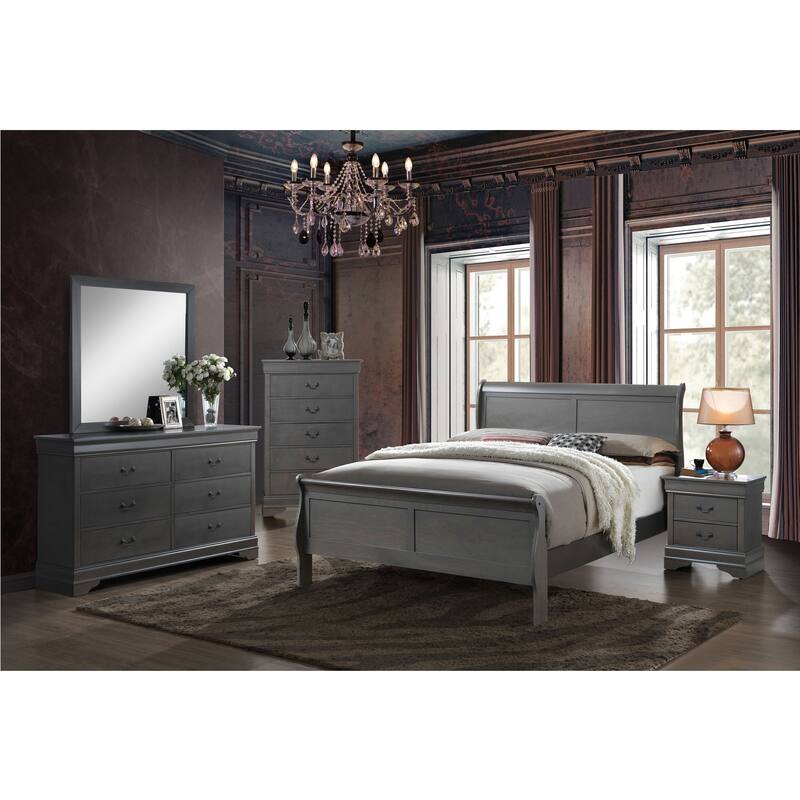 Furniture of America Mayday Traditional Solid Wood 5-drawer Chest