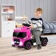 preview thumbnail 13 of 34, 6V Kids Electric Ride-on Truck with Height Adjustable Seat - 28" x 12" x 18"