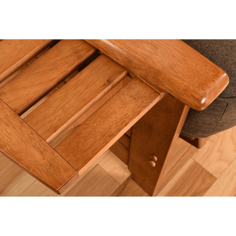 Somette Phoenix Futon Frame in Barbados Finish (Mattress not included)