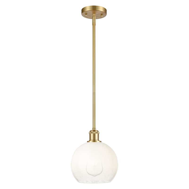 Innovations Lighting Endless Possibilities Ballston - Brookhaven Globe - 1 Light 8" Stem Hung Mini Pendant